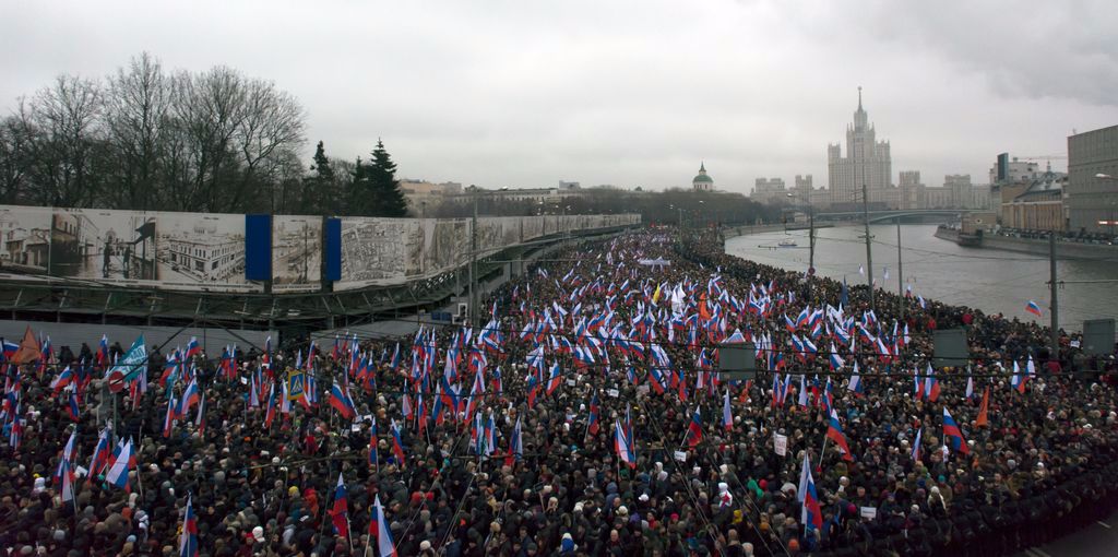 Boris Nemtsov temetése. Fotó: wikipédia