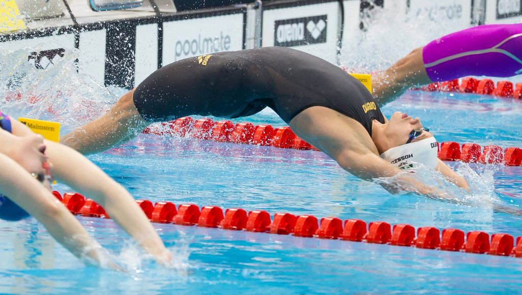 London, 2016. május 17. Hosszú Katinka a 200 méteres hátúszás döntõjében az úszó, mûugró és szinkronúszó Európa-bajnokságon a London Aquatics Centerben 2016. május 17-én. A sportoló aranyérmet szerzett. MTI Fotó: Kovács Anikó