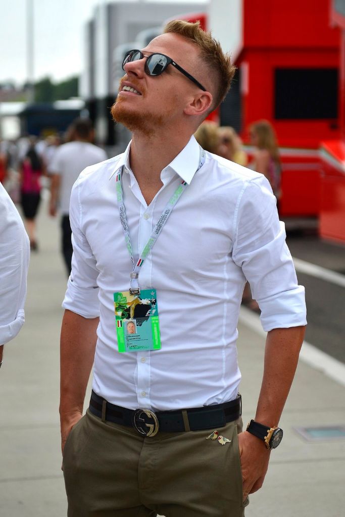 Mogyoród, 2016. július 24. Dzsudzsák Balázs válogatott labdarúgó a Forma-1-es Magyar Nagydíj rajtja elõtt a mogyoródi Hungaroringen 2016. július 24-én. MTI Fotó: Czeglédi Zsolt