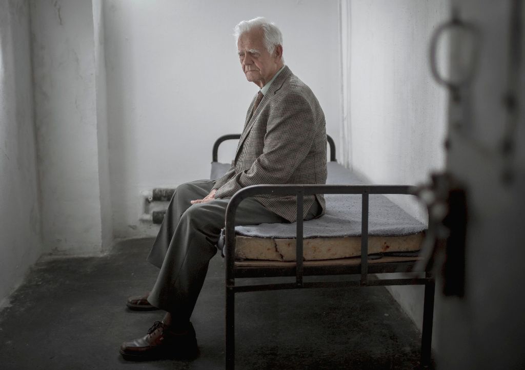 Budapest, 2016. október 20. Válóczy István a Kozma utcai Budapesti Fegyház és Börtön egyik cellájában 2016. szeptember 20-án. Az 1956-os eseményeket követõen az akkor 24 éves Válóczy Istvánt koholt vádak alapján életfogytiglani börtönbüntetésre ítélték, végül 1963-ban amnesztiával szabadult. MTI Fotó: Mohai Balázs